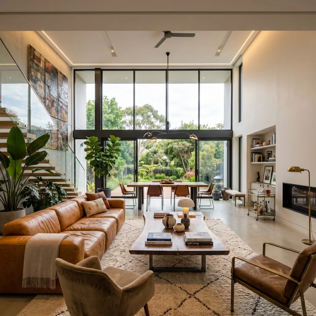 Modern Luxury Living Room rendered by Raumos AI